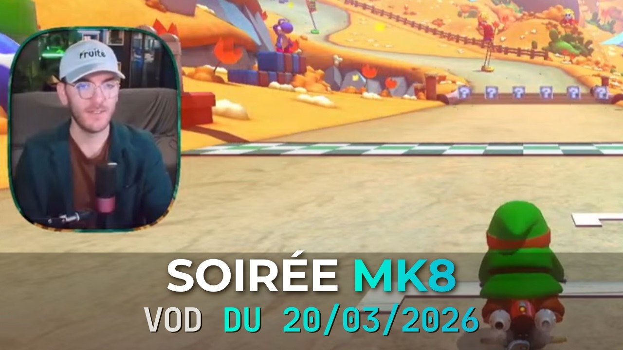 Si je tombe sur Dojo Ninja, Le stream s'arrête (non) !! - Mario Kart 8 Deluxe