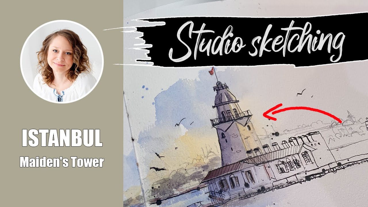 🎨 From Ink to Watercolor tutorial - A Magical Transformation