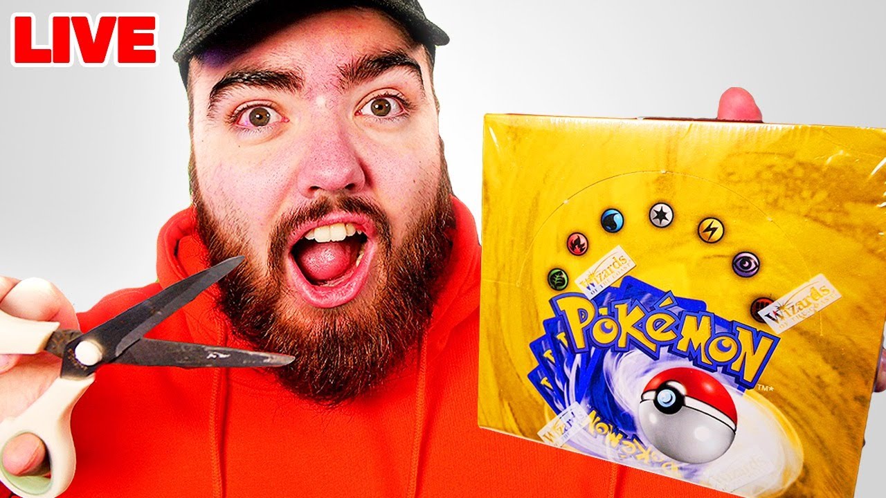 Opening a VINTAGE Base Set Pok&eacute;mon Box LIVE