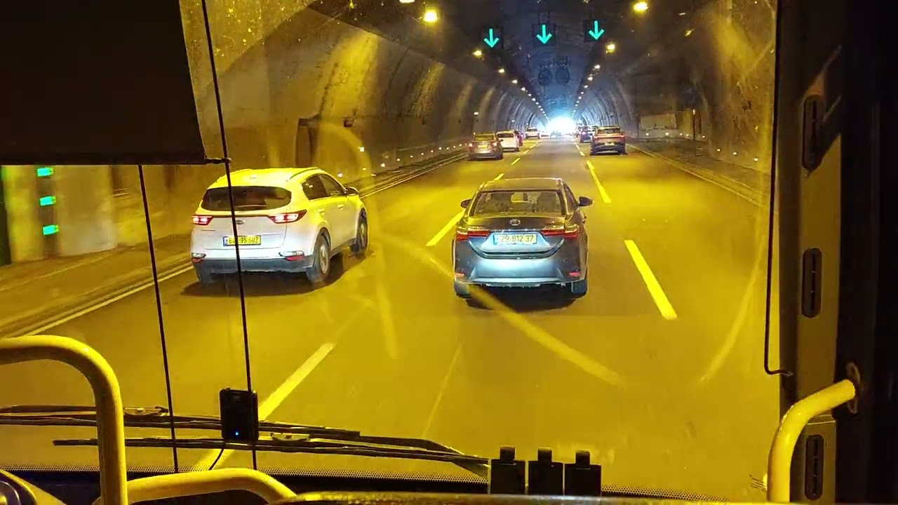 מירושלים הר חוצבים לחיפה הדר דרך כביש 6 Jerusalem to Haifa Hadar via road 6
