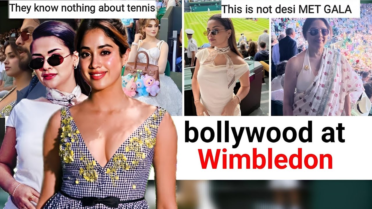 Bollywood BAD DRESS AT WIMBLEDON |Janhvi's INAPPROPRIATE DRESS| ANUSHKA TROLLED for her LOOKS