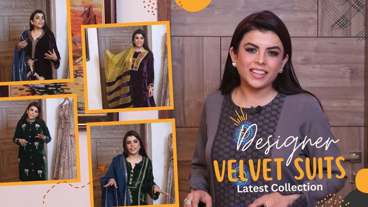Designer VELVET SUITS | Latest Winter Collection | Look Stylish | Jasminum Fashion Designer Ep130