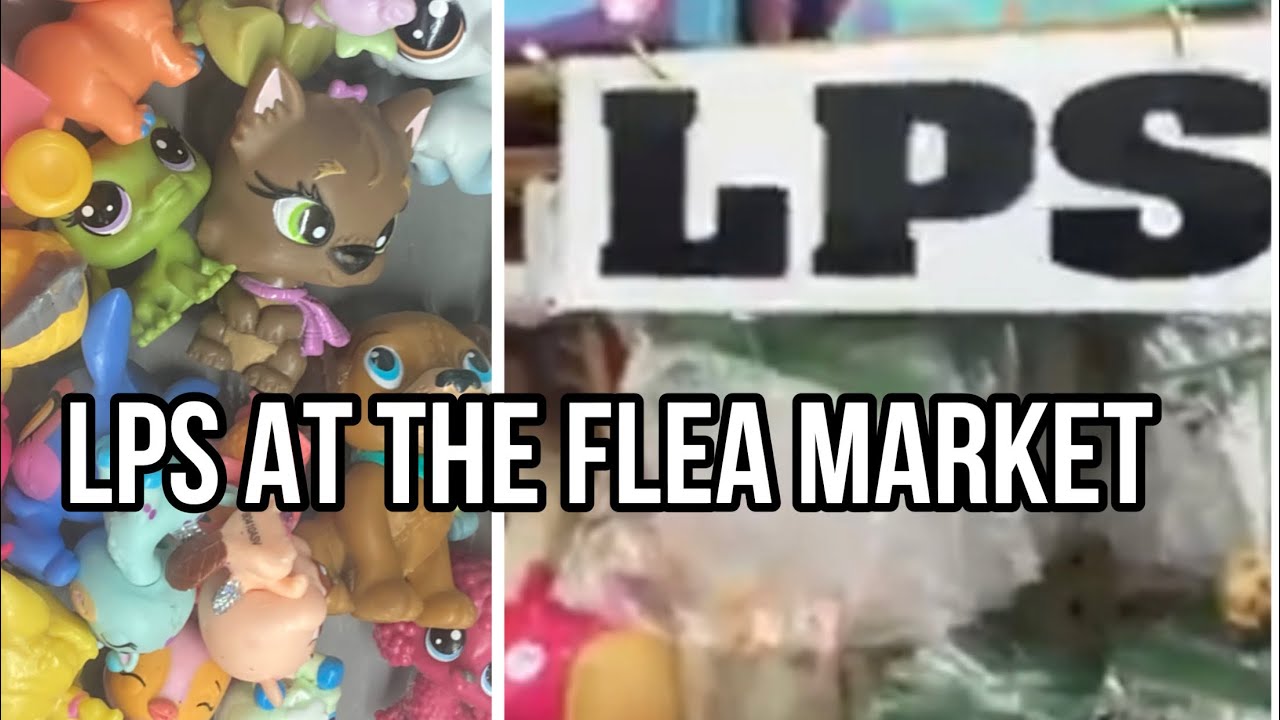 Lps at the Flea market?! ( We fount so many lps! )