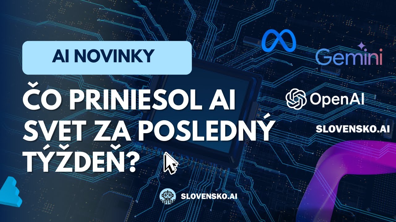 AI Novinky Týždňa: LLaMA 4, Gemini 2.5, Manus AI a ďalšie!