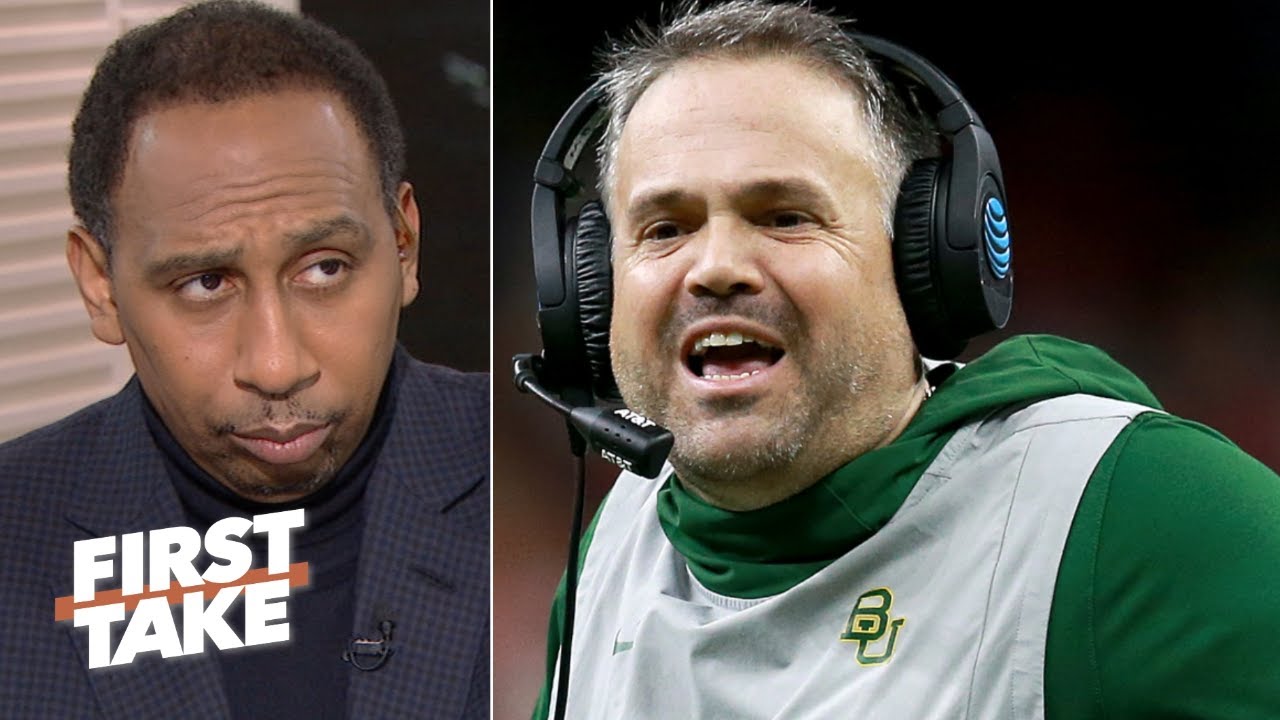 The Panthers hire Baylor’s Matt Rhule – Stephen A  reacts |  First Take
