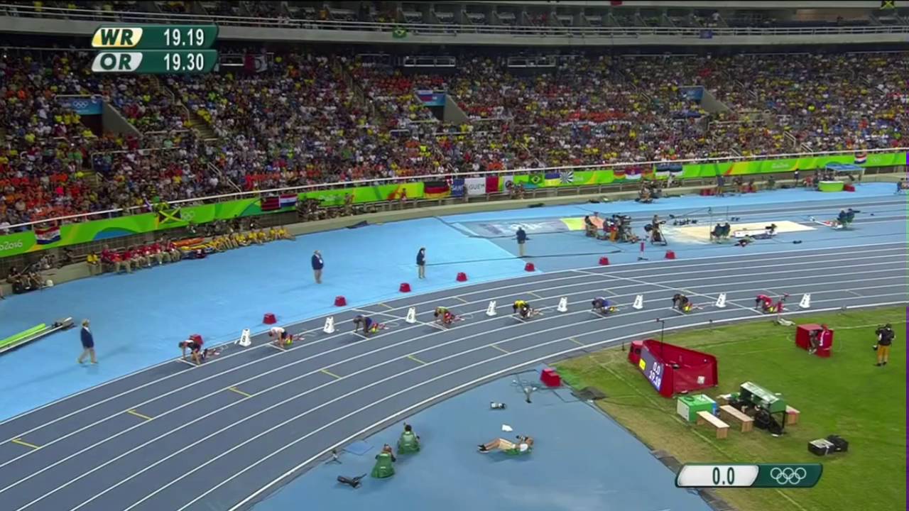 Rio 2016 men's 200m semifinal 1