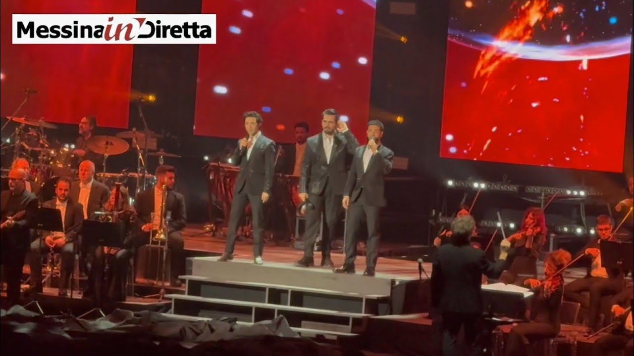 Il Volo incanta Messina standing ovation al PalaRescifina