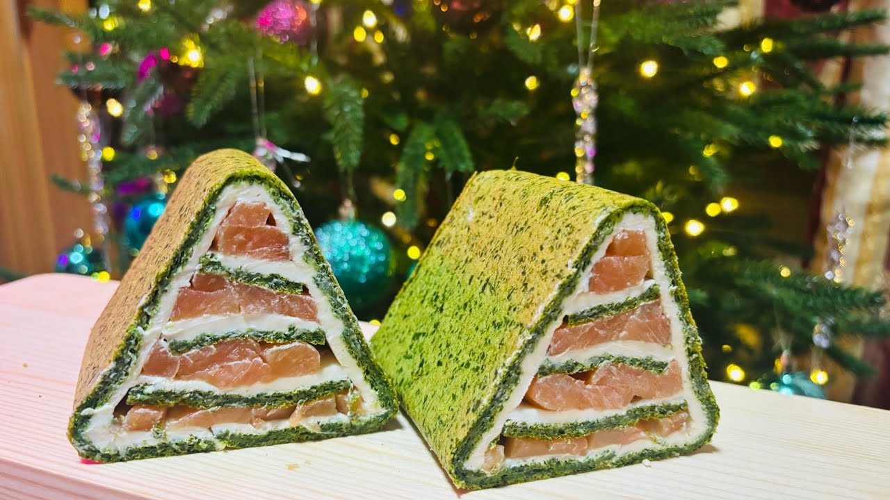 📌ВОСТОРГ! ШИКАРНАЯ ЗАКУСКА на ПРАЗДНИЧНЫЙ СТОЛ! Восхитительный ШПИНАТНЫЙ РУЛЕТ!
