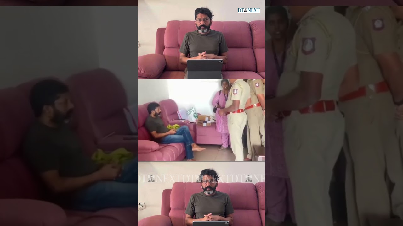 Chennai: Police break open door, arrest YouTuber &lsquo;Savukku&rsquo; Shankar after standoff