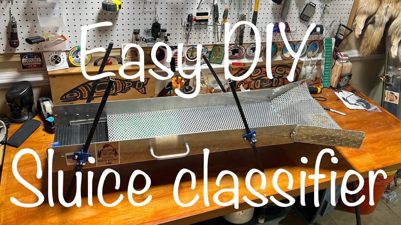 Easy DIY sluice box classifier