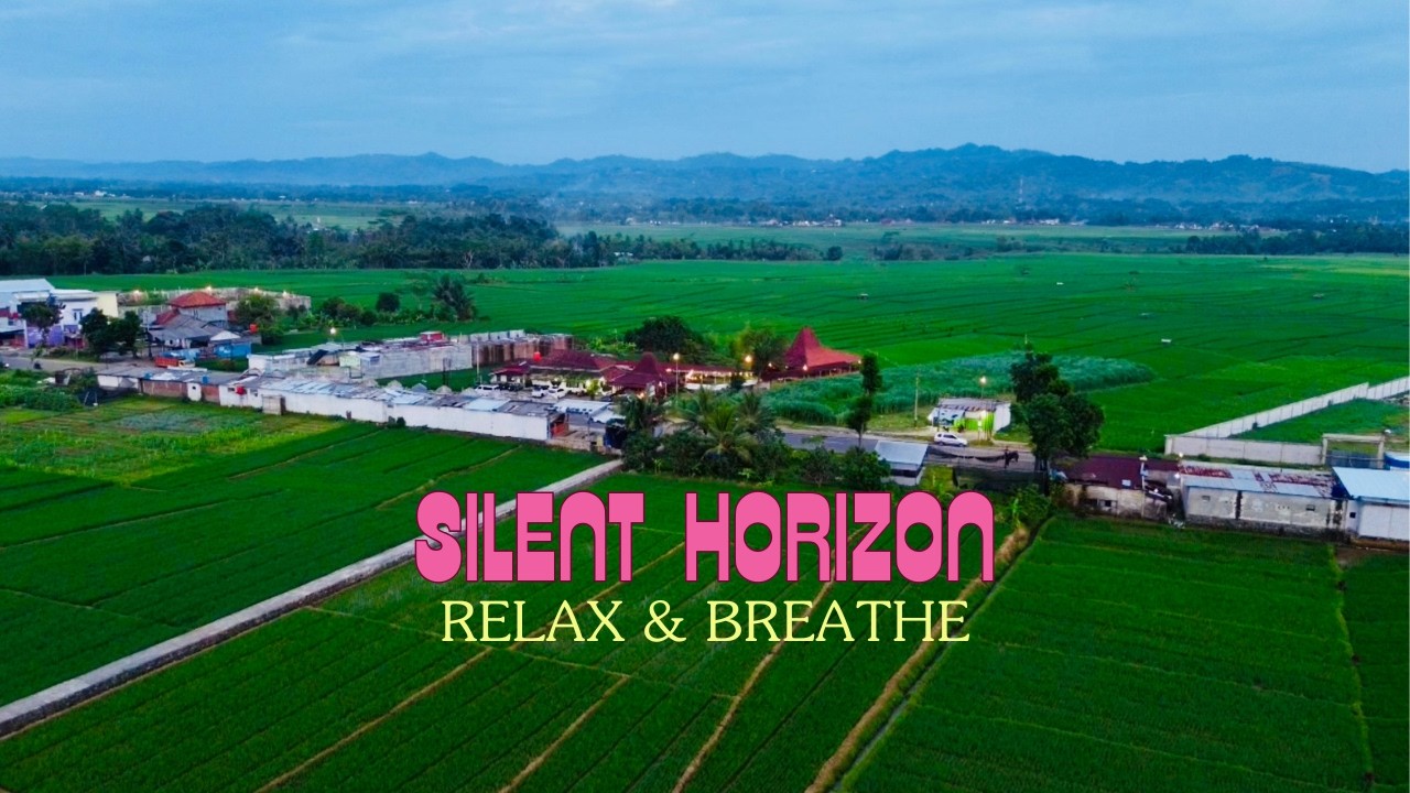 Golden Hour Serenity | Relaxing Evening Drone Footage with Ambient Nature Sounds
