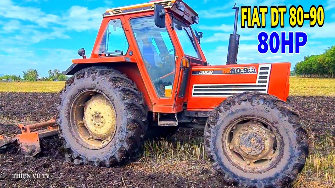 Máy Cày Fiat 80-90 Xới Đất Ruộng Ở Phước Ninh,Nhìn Cũng Hầm Hố Quá Anh Em Hạ, Thiện Vũ TV