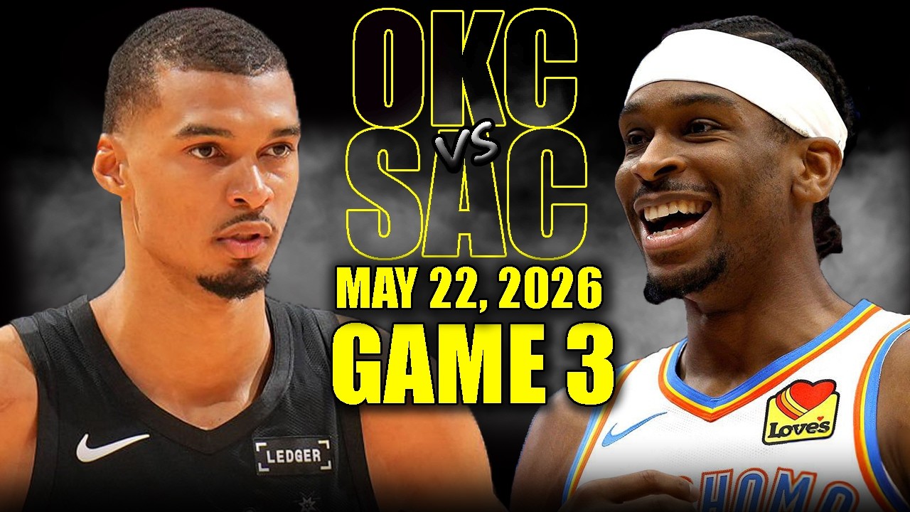 Oklahoma City Thunder vs San Antonio Spurs Full Game 3 Highlights - May 22, 2026 | NBA WCF