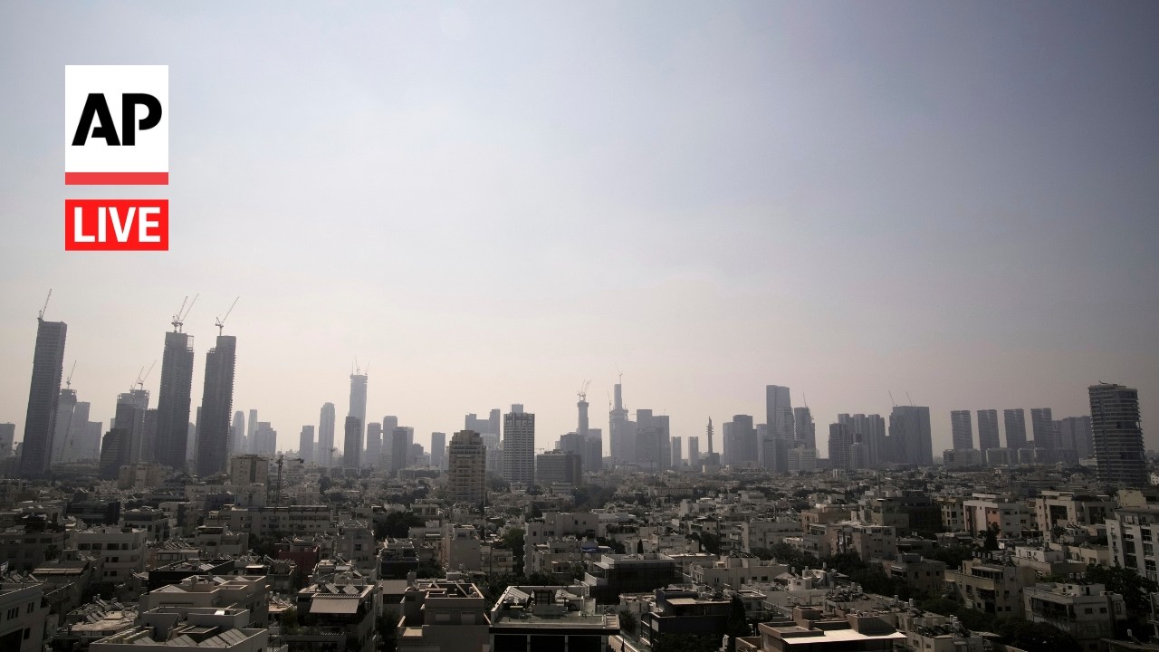 LIVE: Tel Aviv and Jerusalem skyline as Iran war continues