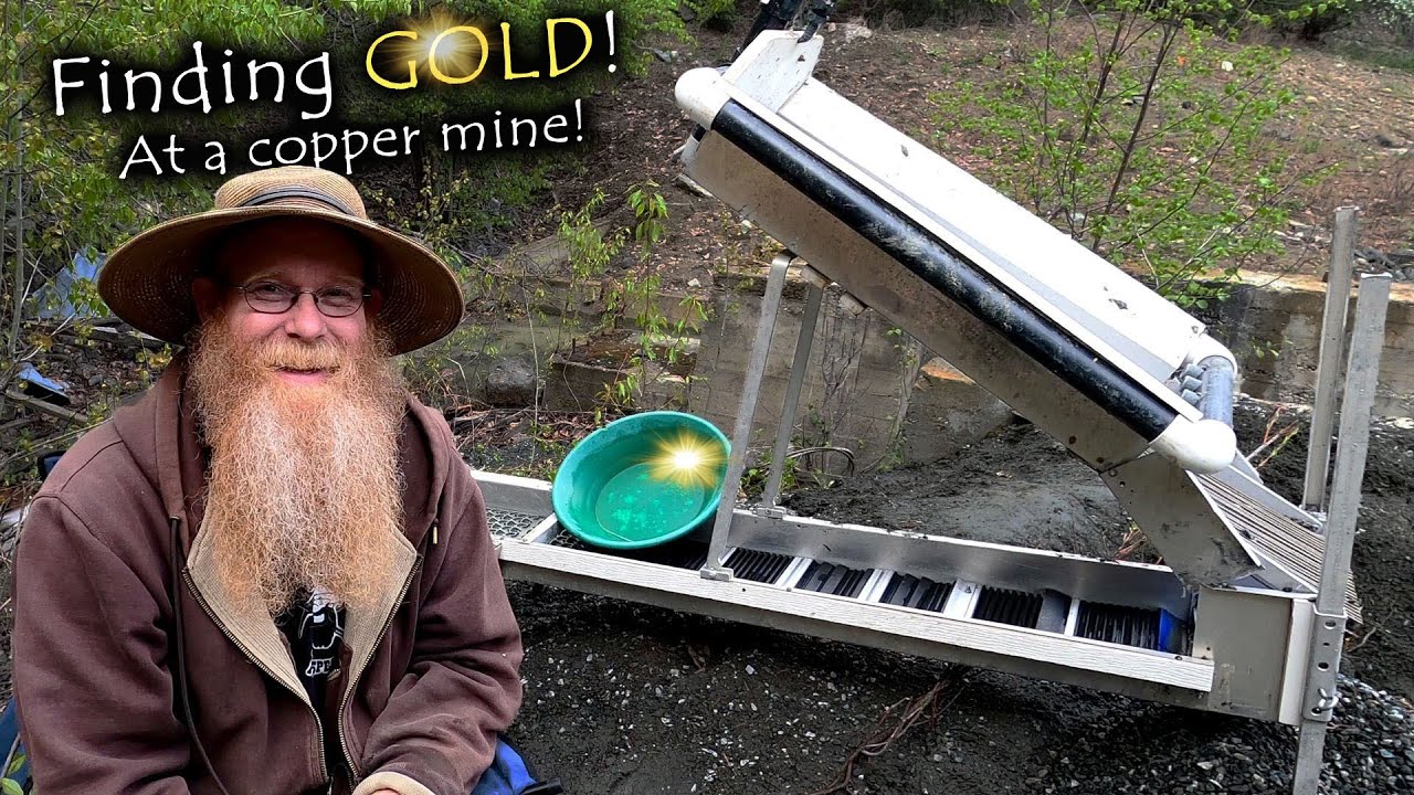 Looking for gold at a copper mine!