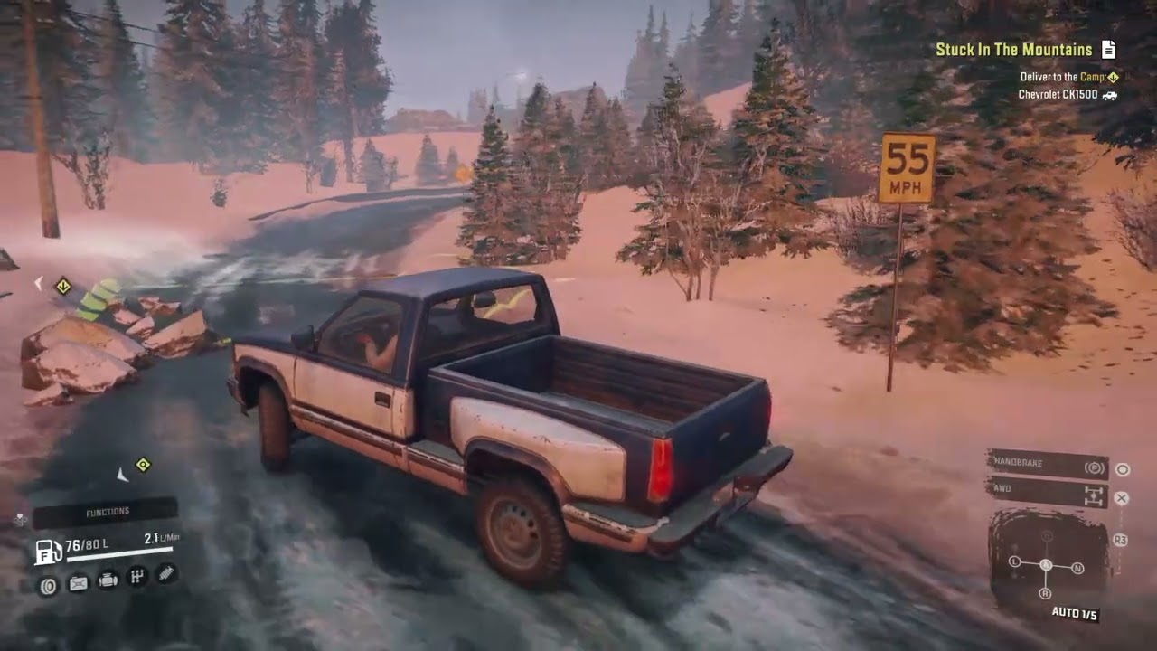 SnowRunner Testing Highway Tires In North Port Alaska With The Chevrolet CK 1500