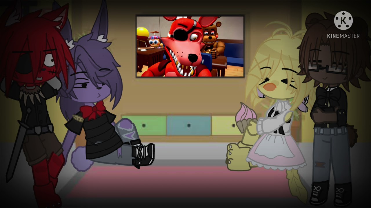 Fnaf 1 reacts to Counting Sheep & UCN Fight