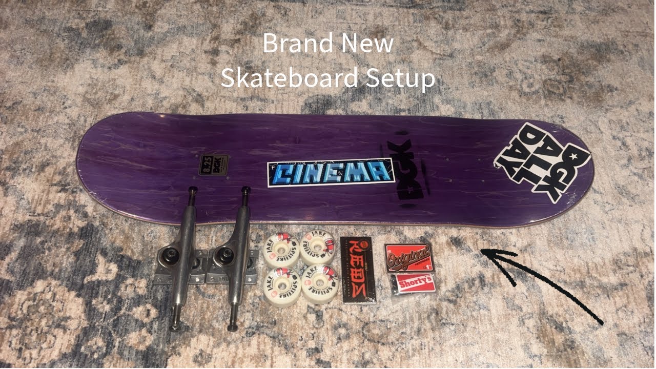 Brand New Skateboard Setup