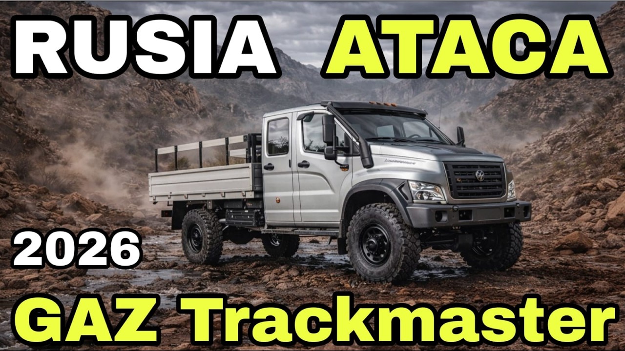 😱 Este CAMIÓN RUSO hace VERGÜENZA a las PICKUPS modernas