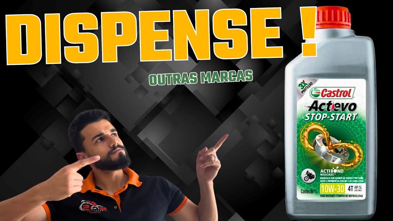 ÓLEO CASTROL 10W30 PARA MOTO É BOM? SERVE NA START FAN TITAN 160?