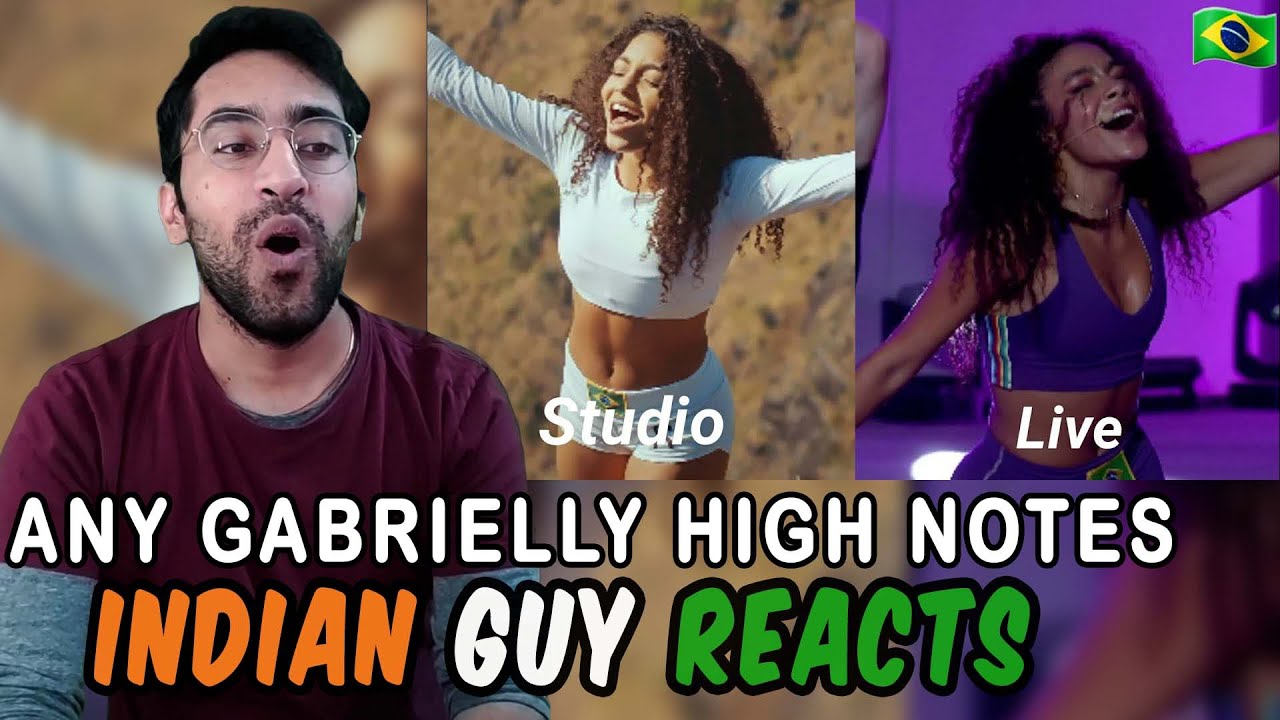 INDIAN GUY REACTS to Now United - Any Gabrielly High Notes (Studio Vs Live)