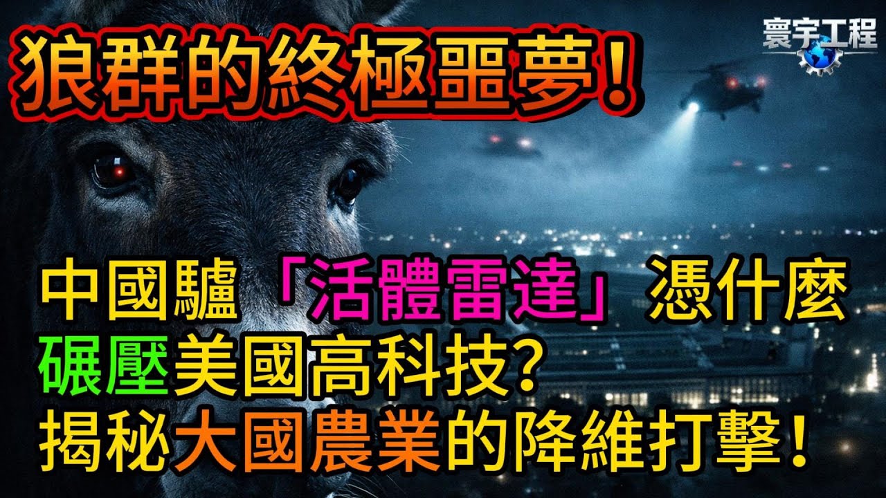 💥【深度解碼】一頭來自中國的驢，竟然讓美國價值數萬美金的紅外線監控系統淪為廢鐵，成為北美灰狼的終極克星。這僅僅是一則有趣的農業奇聞嗎？
