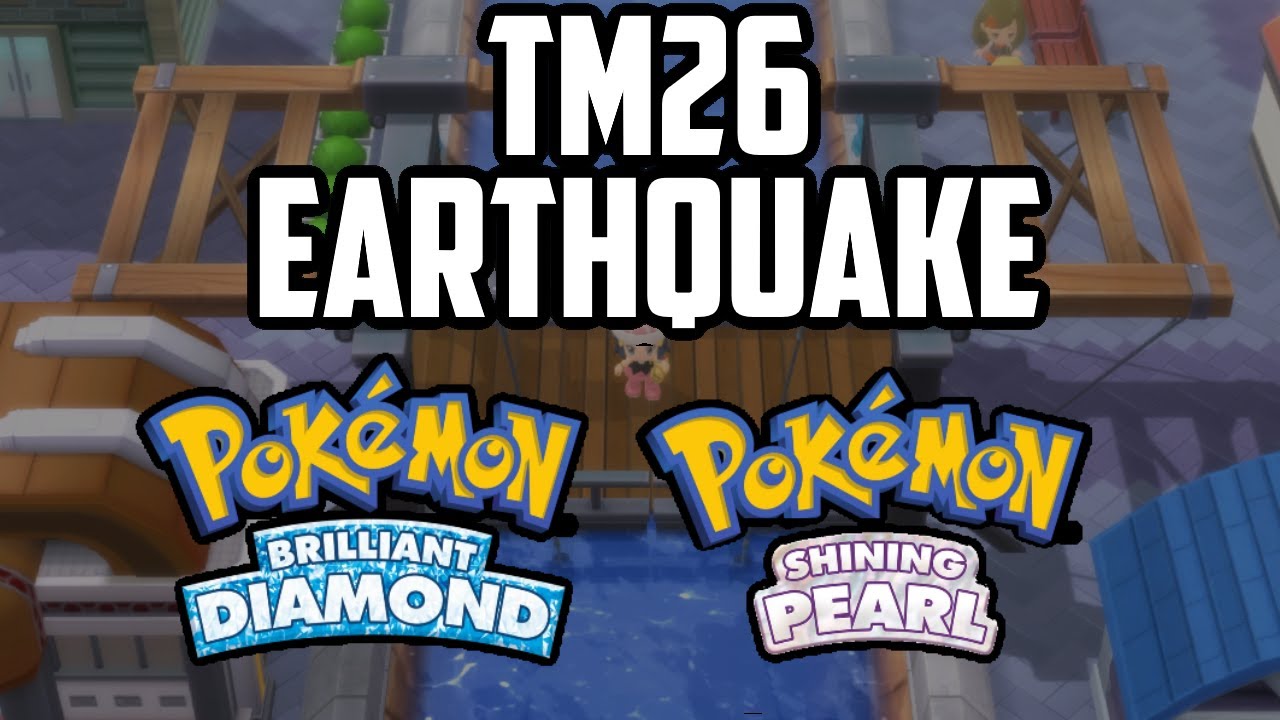 Где найти TM26 Earthquake — Pokémon Brilliant Diamond и Shining Pearl