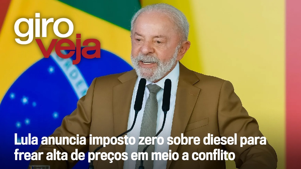 Lula anuncia imposto zero sobre diesel para frear alta de preços em meio a conflito | Giro VEJA