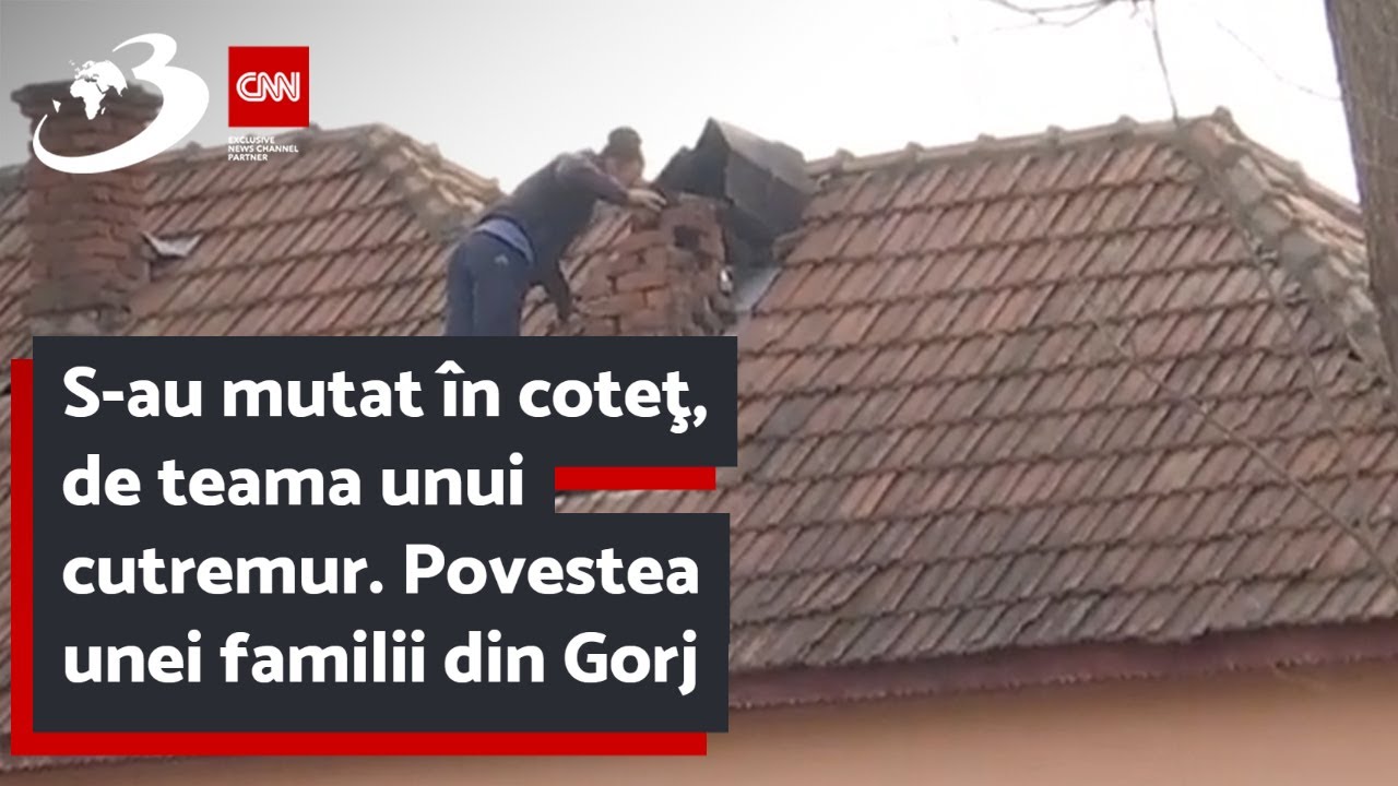 S-au mutat în coteţ, de teama unui cutremur. Povestea unei familii din Gorj