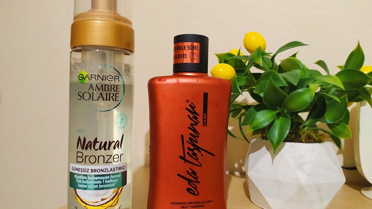 Güneşsiz bronzlaşma Garnier ambre solaire. Evde güneşsiz bronzlaşma gerçek yorum. #garnier #bronze