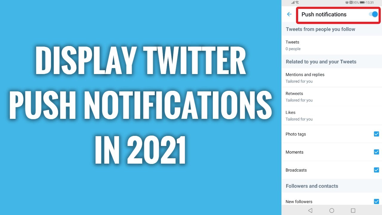 How To Display Twitter App Push Notifications In 2022