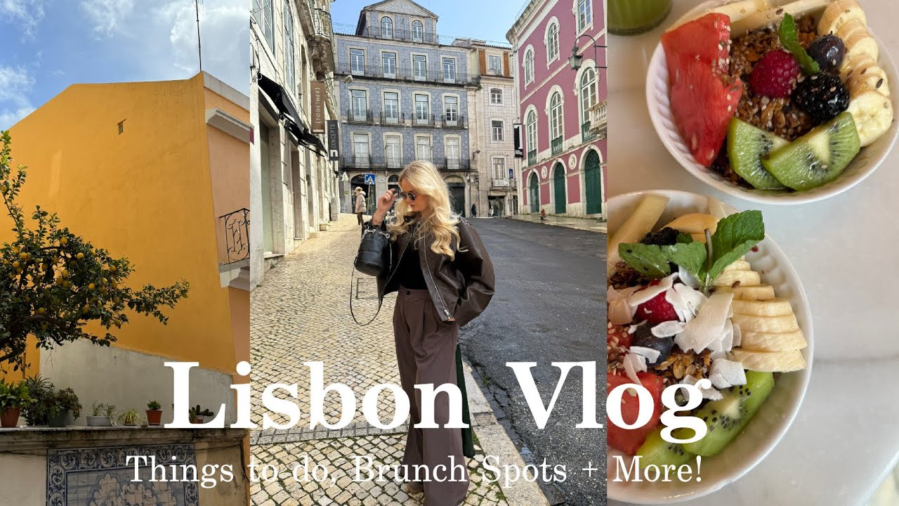 LISBON VLOG | Brunch, Exploring Old Town, Flea Market + The BEST Foodie Finds!