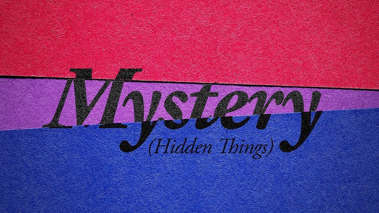 Mystery Hidden Things (Lyric Video) &mdash; VOUS Worship