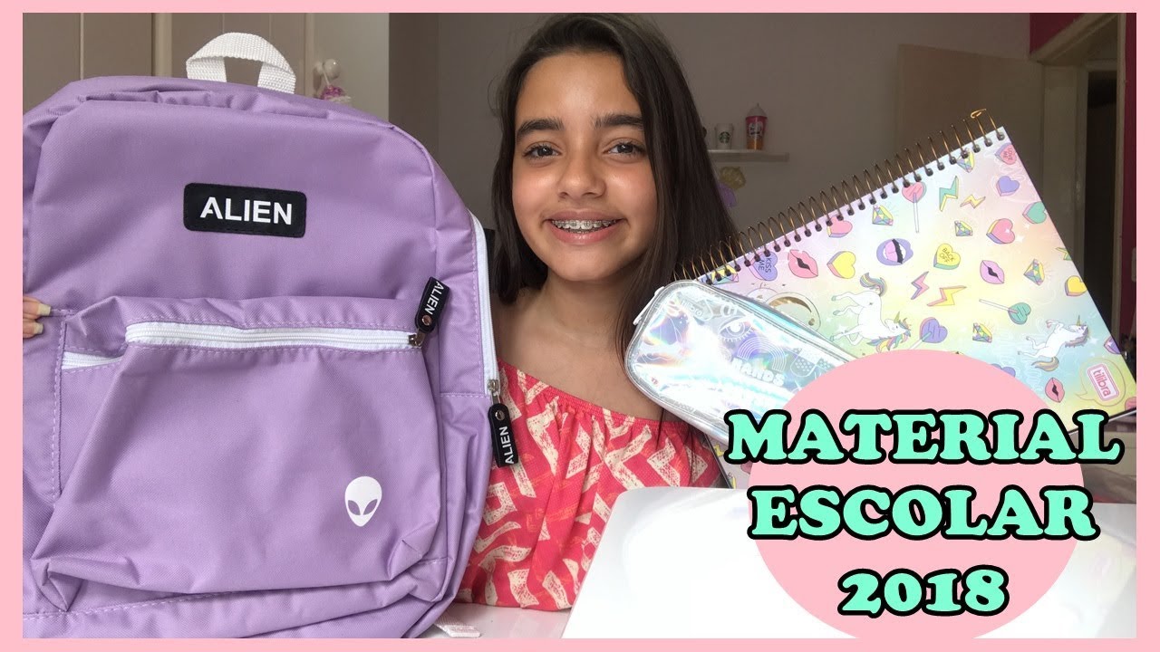 MEU MATERIAL ESCOLAR 2018! Bela Almada