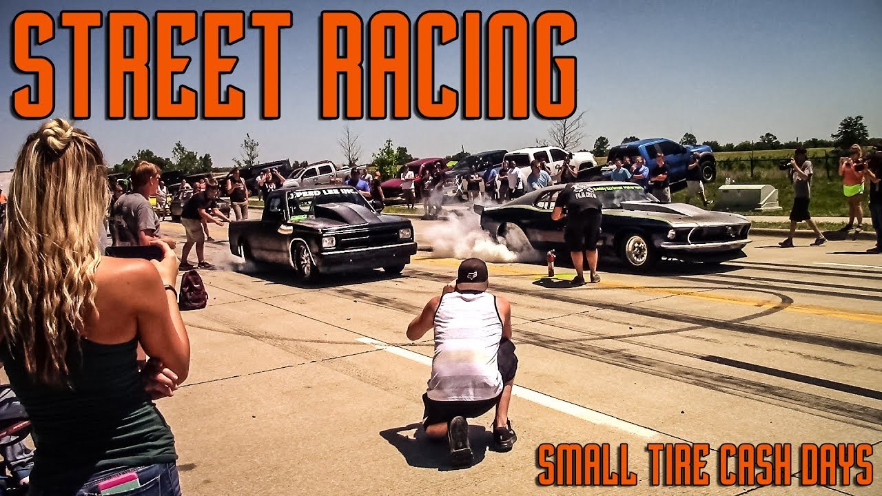 STREET RACING: Small Tire Cash Days Twin Turbo Firebird, Mustang, 2jz Corolla and more