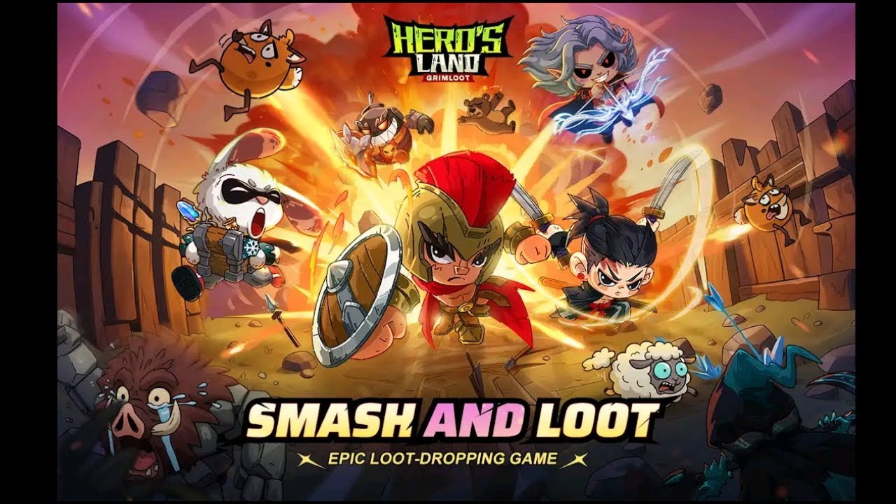 Hero's Land: GrimLoot - PVP PVE Gameplay Walkthrough Android / iOS 2026