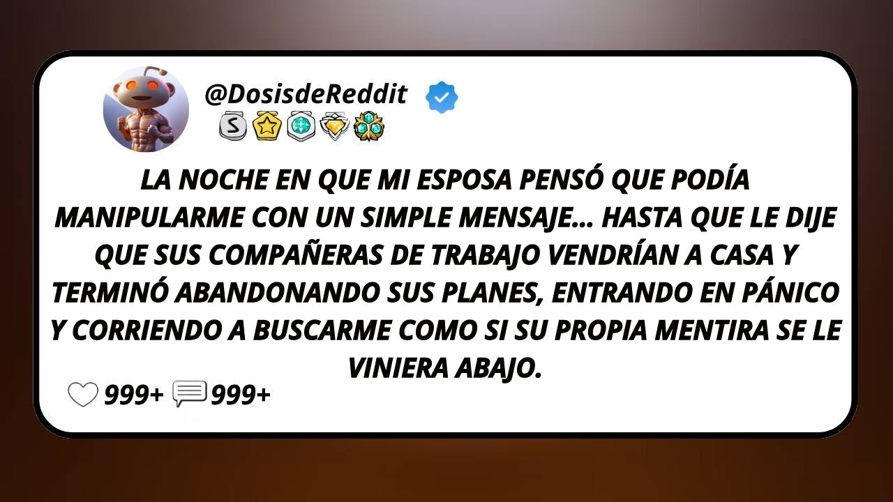 La Noche En Que Mi Esposa Pensó Que Podía Manipularme Con Un Simple Mensaje… Hasta Que Le Dije...