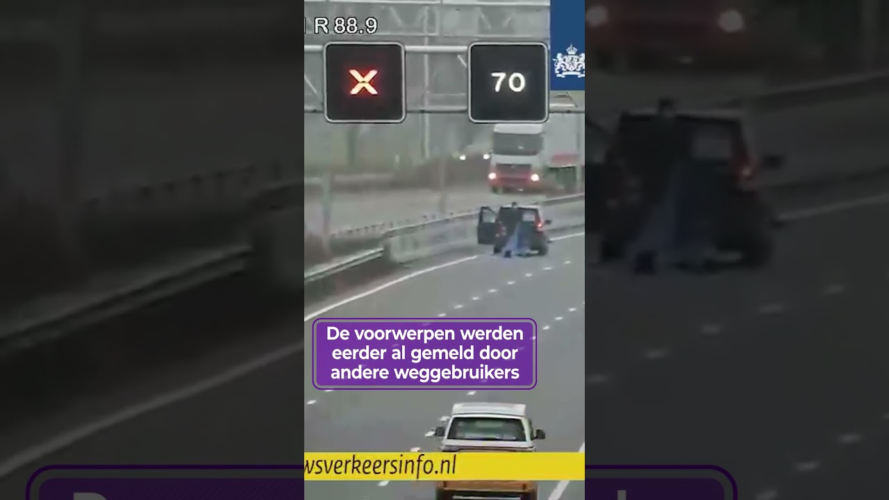 Goede bedoeling zorgt voor 'levensgevaarlijke' situatie op A1