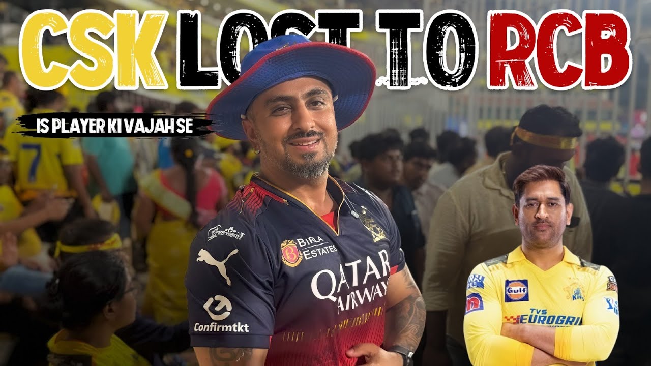 RCB vs CSK 2025 Rivalry LIVE at Chidambaram Stadium | Dhoni IPL Magic | IPL VLOG Ticket & Crowd