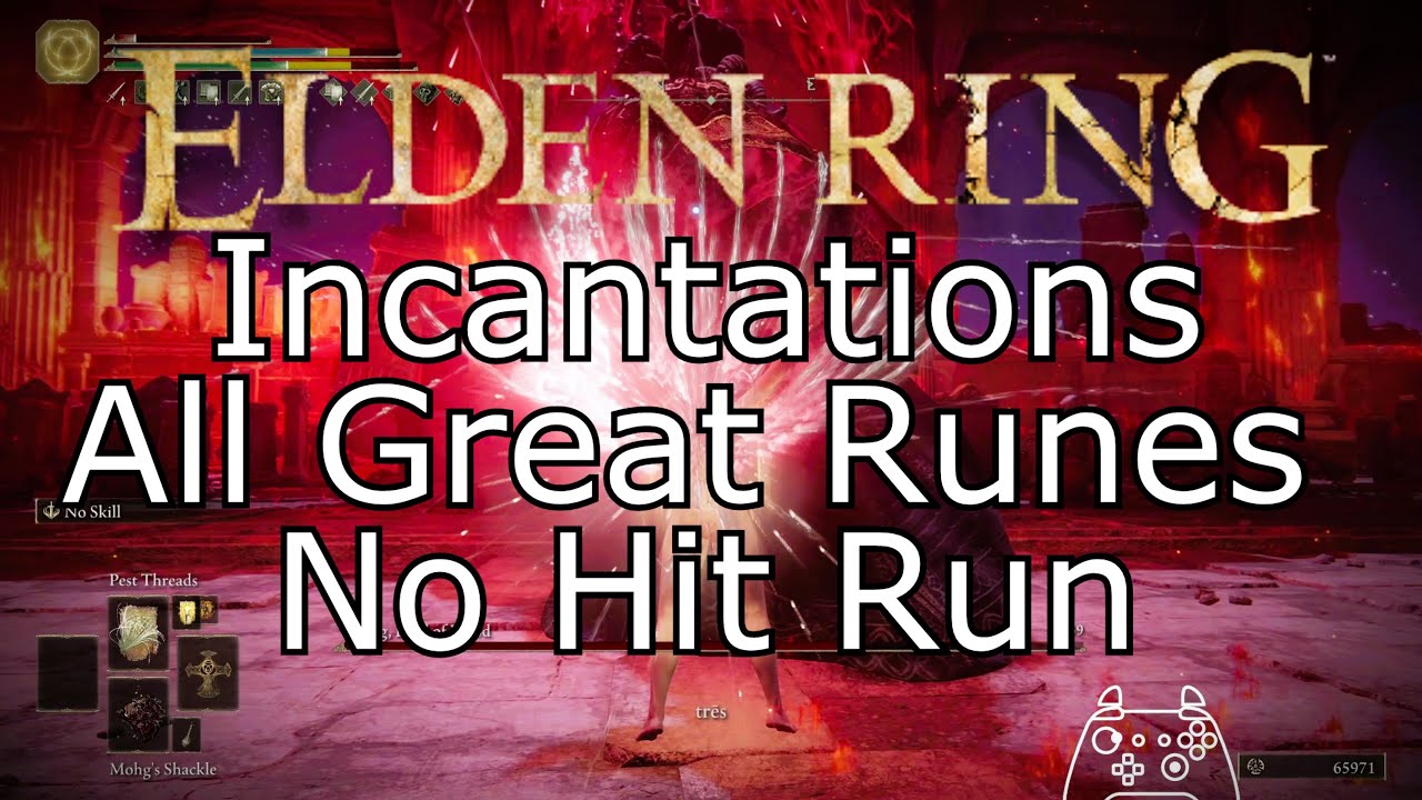 Using Incantations to NO HIT Every Great Rune Boss in Elden Ring (Full VODs in Desc)