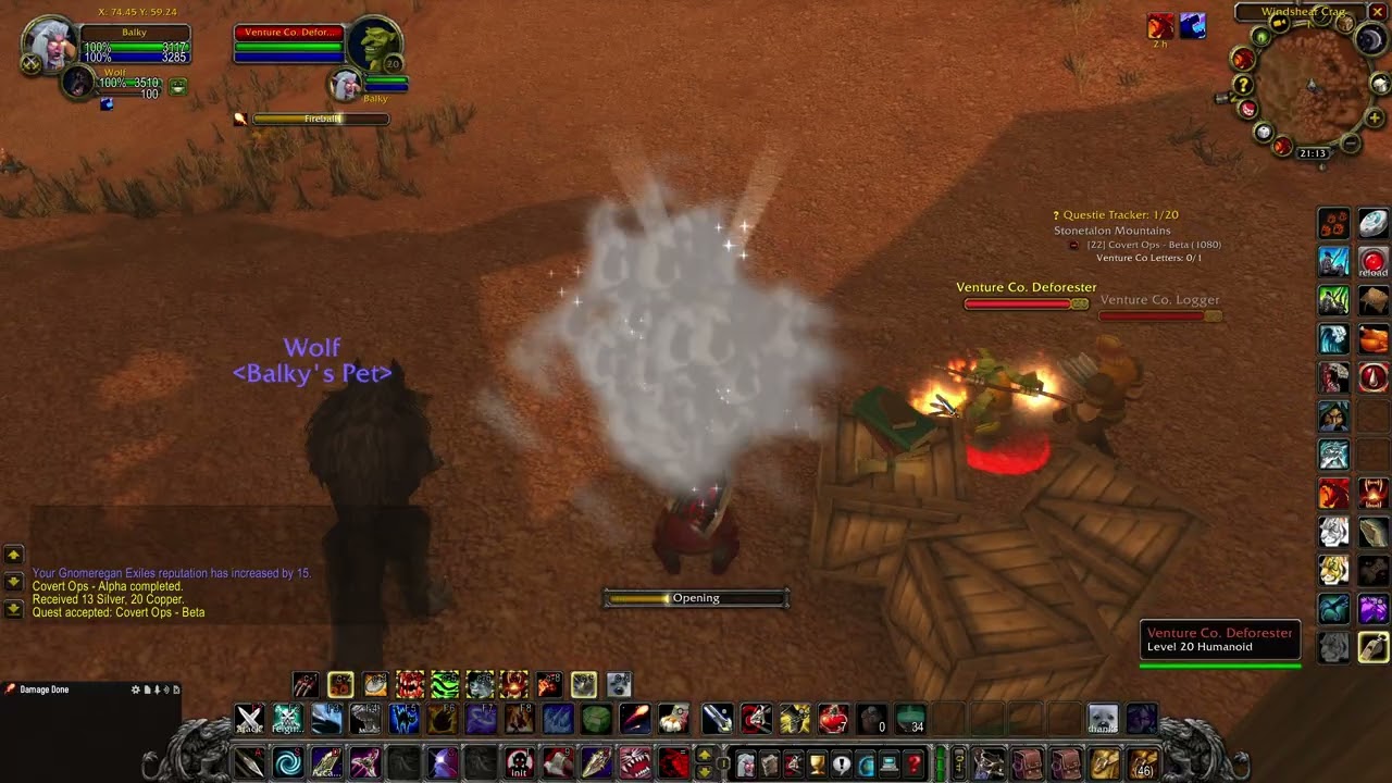 Covert Ops - Beta (WOW classic quest)