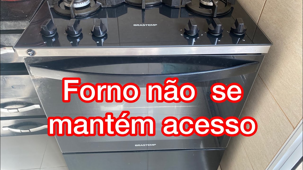 Conserto forno fogão 5 bocas Brastemp