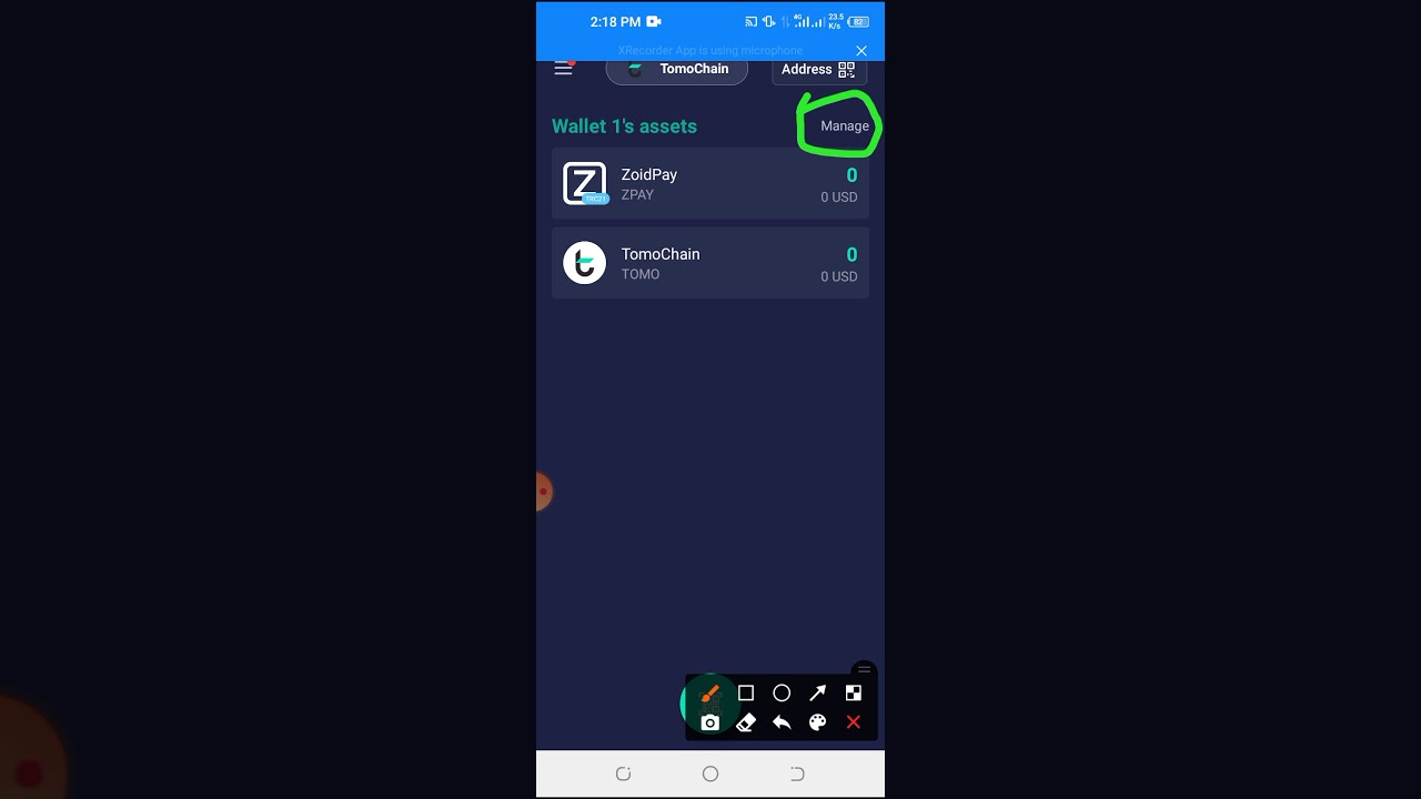 How to add Custem address in Zoidpay App - Claim Airdrop Zpay Token - Add Contract address