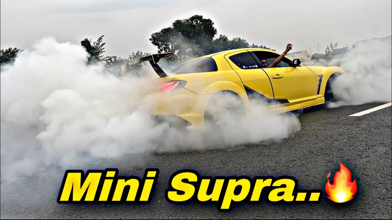 Rx8 Burnout** Power Slides🔥 Ft How to increase feul average 18 above😍