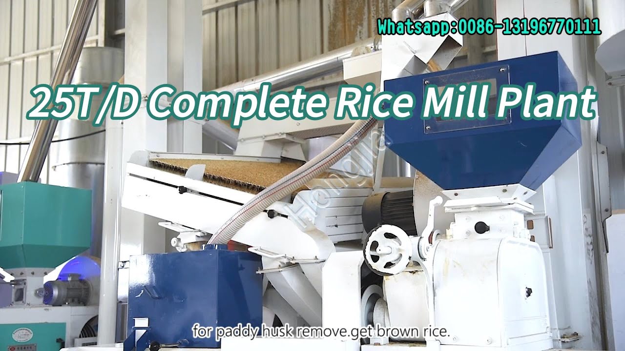 25TPD Automatic Rice Mill Plant  Mini Rice Mill, Custom Available #ricemillsupplier #ricemill