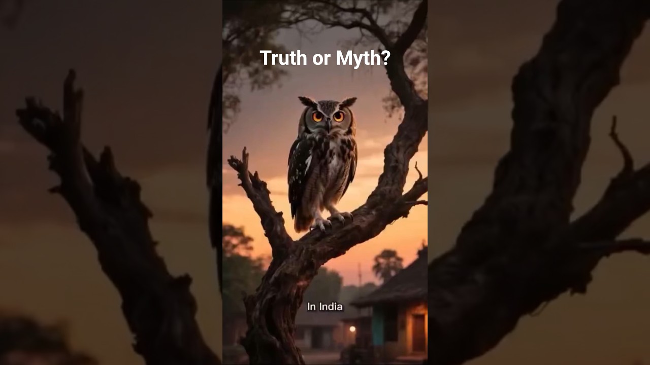 Is Owl bad in India? #Owl #IndianMythology #GoddessLakshmi #IndianCulture #MythVsTruth #theowl