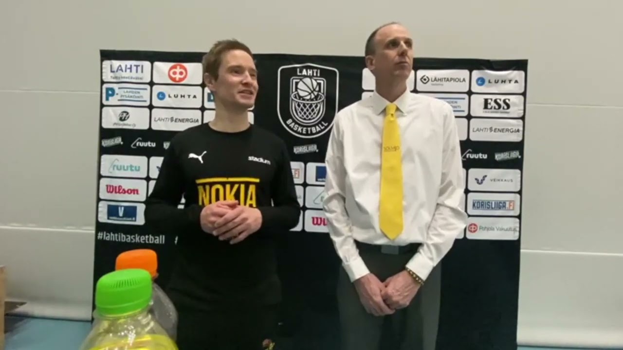 Lehdistötilaisuus Lahti Basketball - BC Nokia 11.02.2023