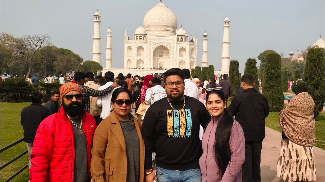 First Time Visiting Taj Mahal (Tejo Mahalaya) with Family❤️ | Delhi to Agra Vlog | Part 1