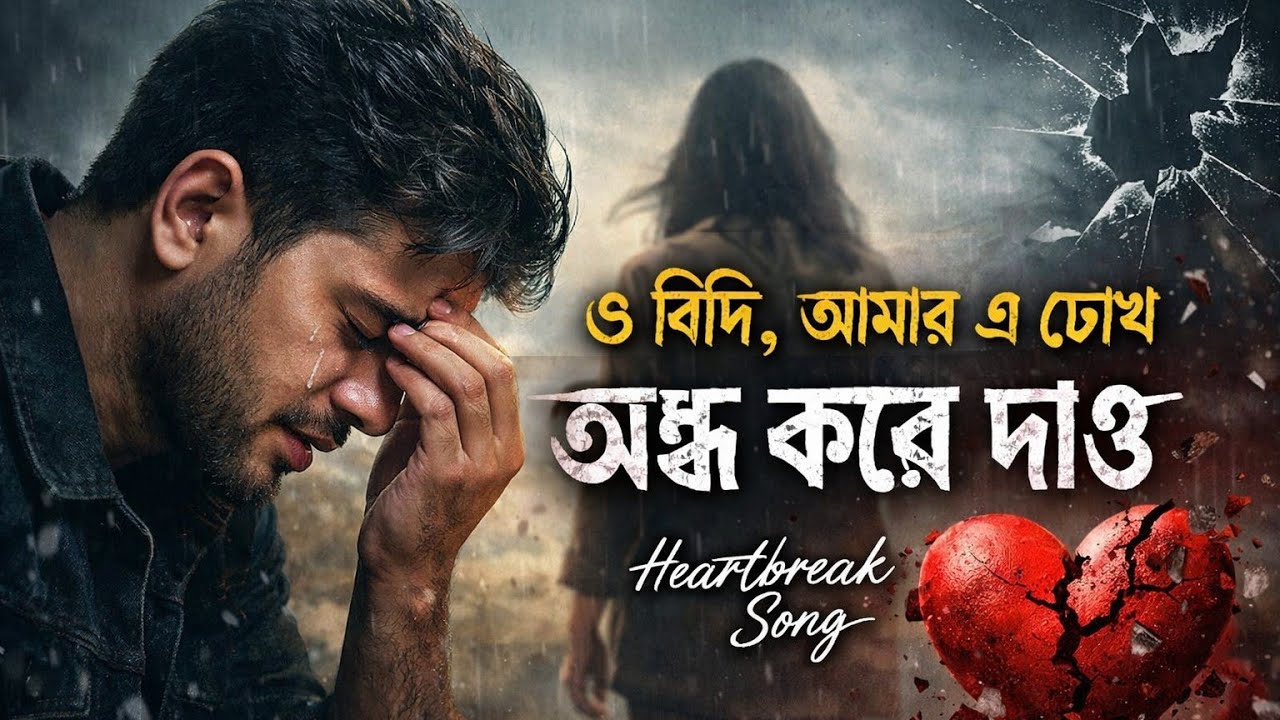 ও বিধি, আমার এ চোখ অন্ধ করে দাও | হৃদয় ছুঁয়ে যাওয়া কষ্টের বাংলা গান