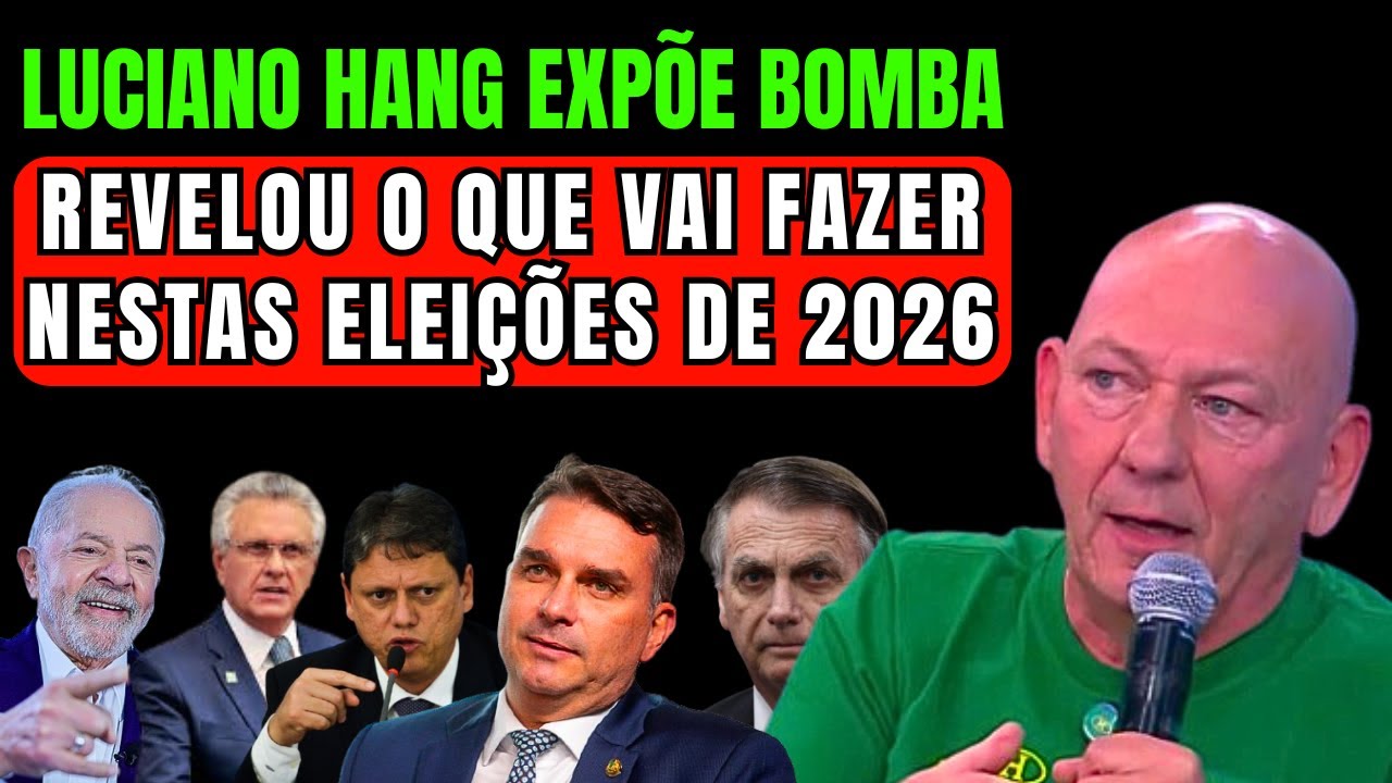 LUCIANO HANG DONO DA HAVAN FALA EM APOIO AS ELEIÇÕES 2026! RATINHO, CAIADO, FLÁVIO BOLSONARO, LULA